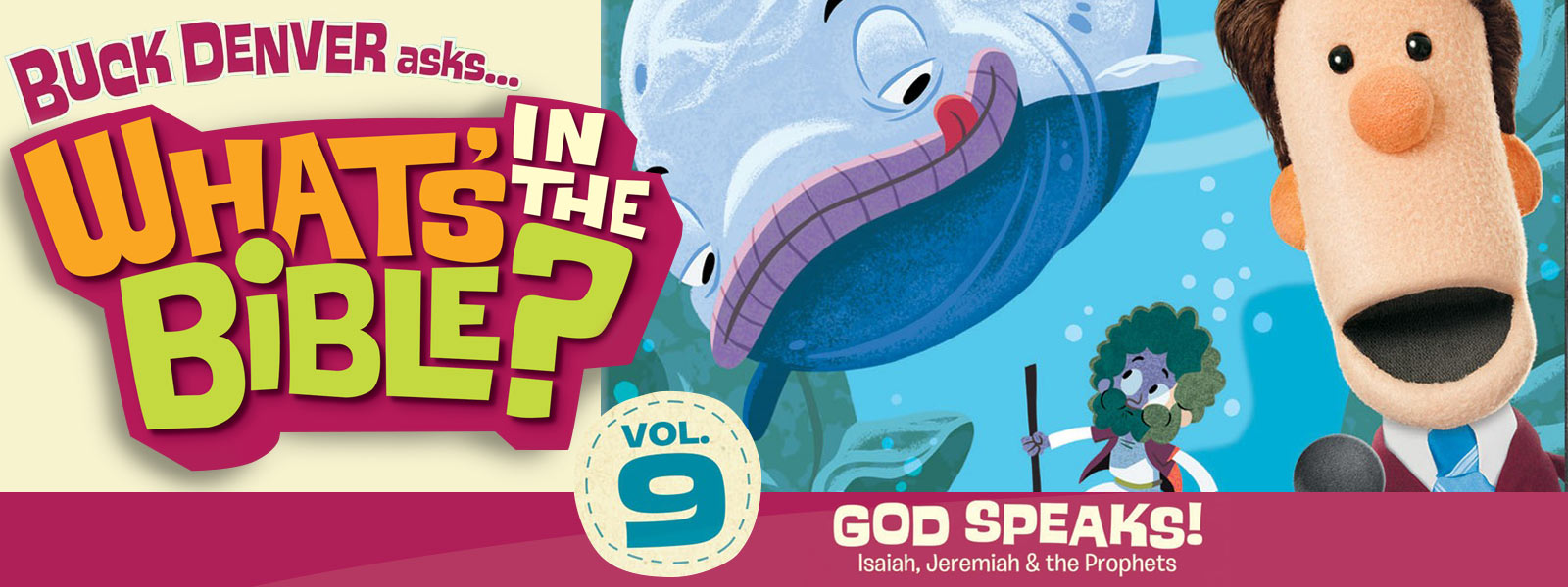 RightNow Media :: Streaming Video Bible Study : What's In The Bible? Vol. 9 God Speaks! : Phil Vischer : Jellyfish Labs